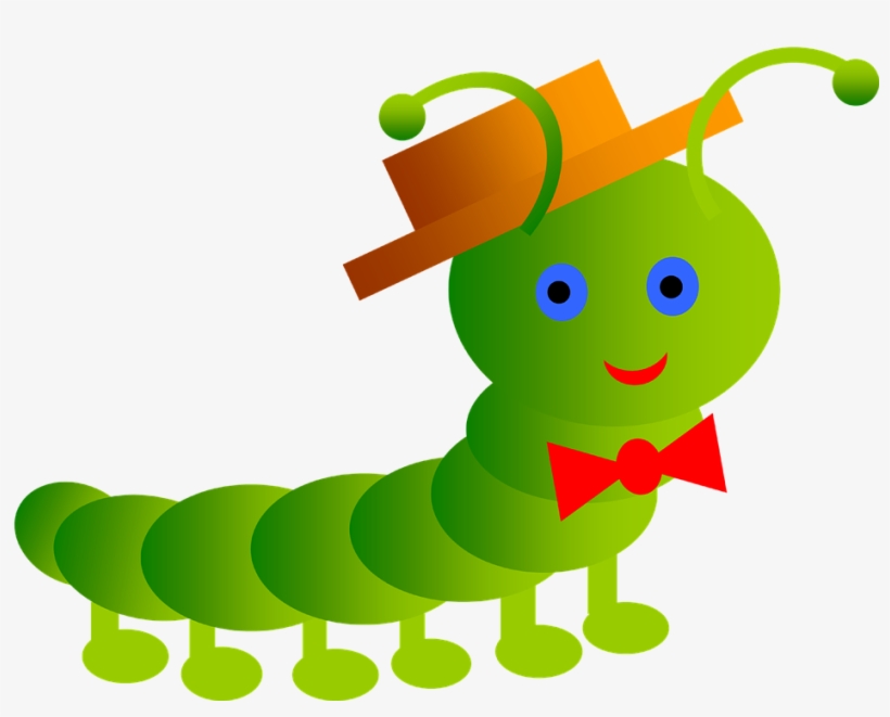 Inchworm, Smile, Worm, Papillon, Stricchetto, Antenna - Worm, transparent png