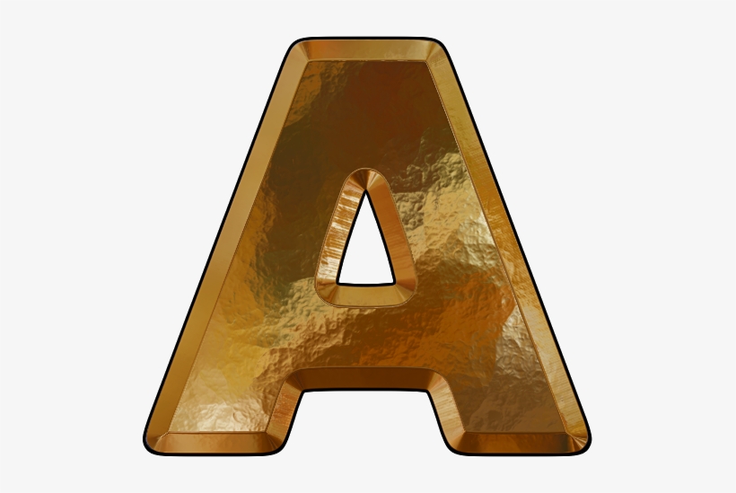 Letter In Gold Leaf Png, transparent png