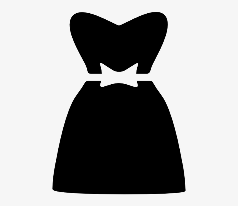 Long Strapless Dress With Lace Free Vector Icons Designed - Illustration, transparent png