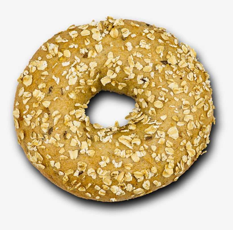 Bagel Multi Grain - Multigrain Bread, transparent png