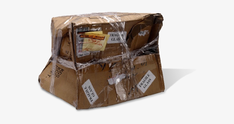 Damaged-box11 - Mercancia En Mal Estado, transparent png