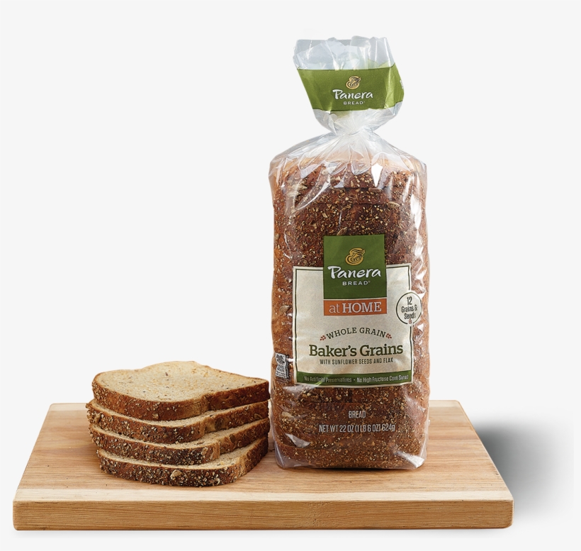 Whole Grain Baker's Grains Sliced Bread - Sliced Bread, transparent png