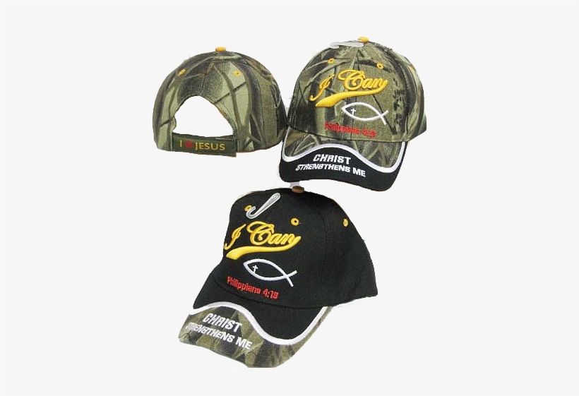 13 W/jesus Fish Cap - Jesus, transparent png