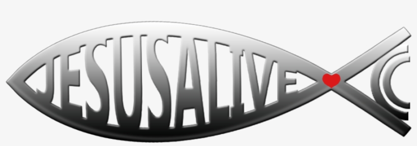 Jesusalive - Cc Fish - Emblem, transparent png
