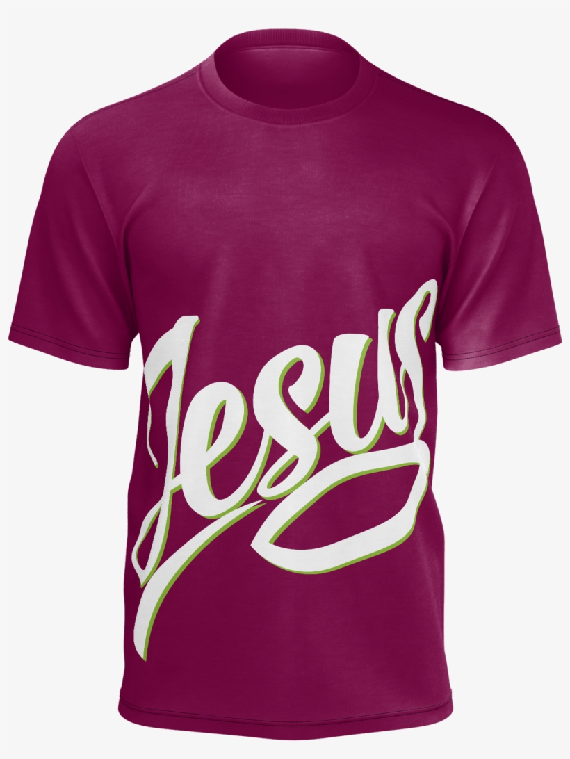 Jesus With Fish Design On Wine T-shirt - Jesus Graphic Print Canvas Tote Bag 100% Cotton, transparent png