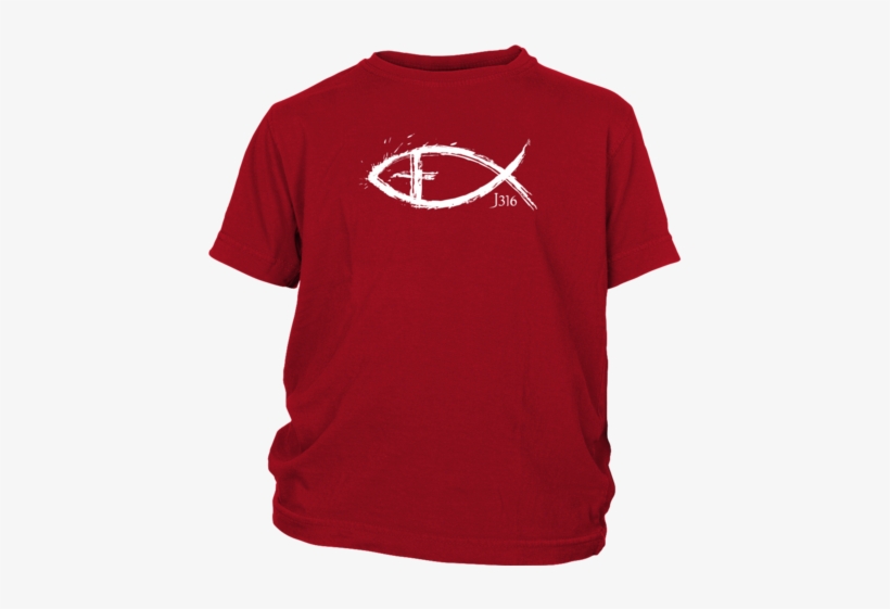 Jesus Fish Childrens T-shirt - I'm Sassy Like My Aunt - Youth Shirt, transparent png