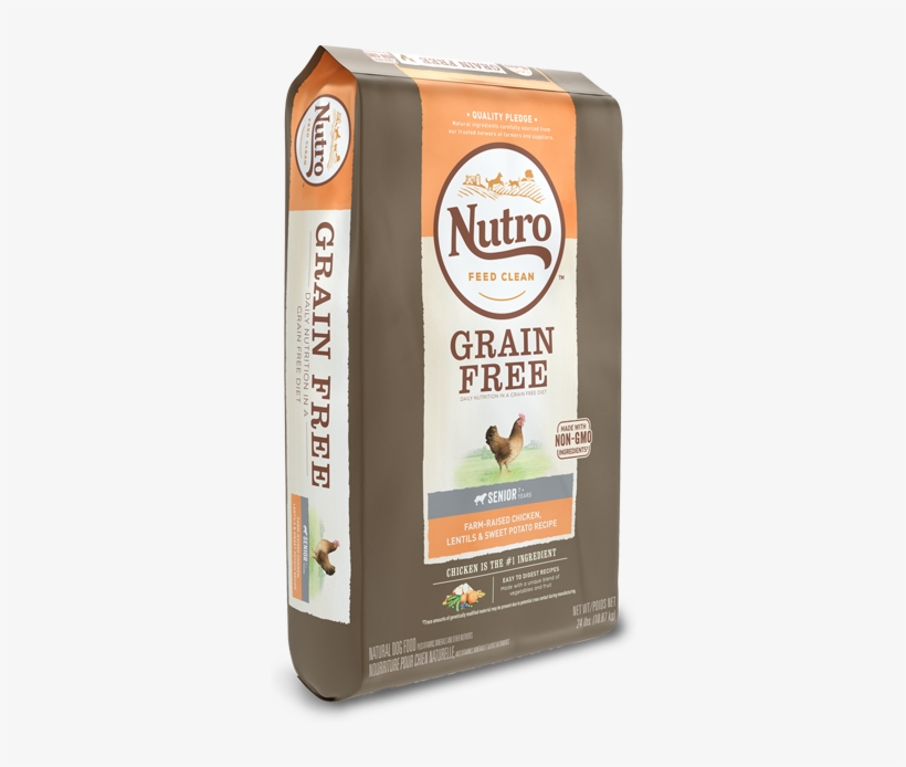 Nutro™ Grain Free Senior Farm-raised Chicken, Lentils - Grain-free Large Breed Adult Chicken, Lentils, transparent png