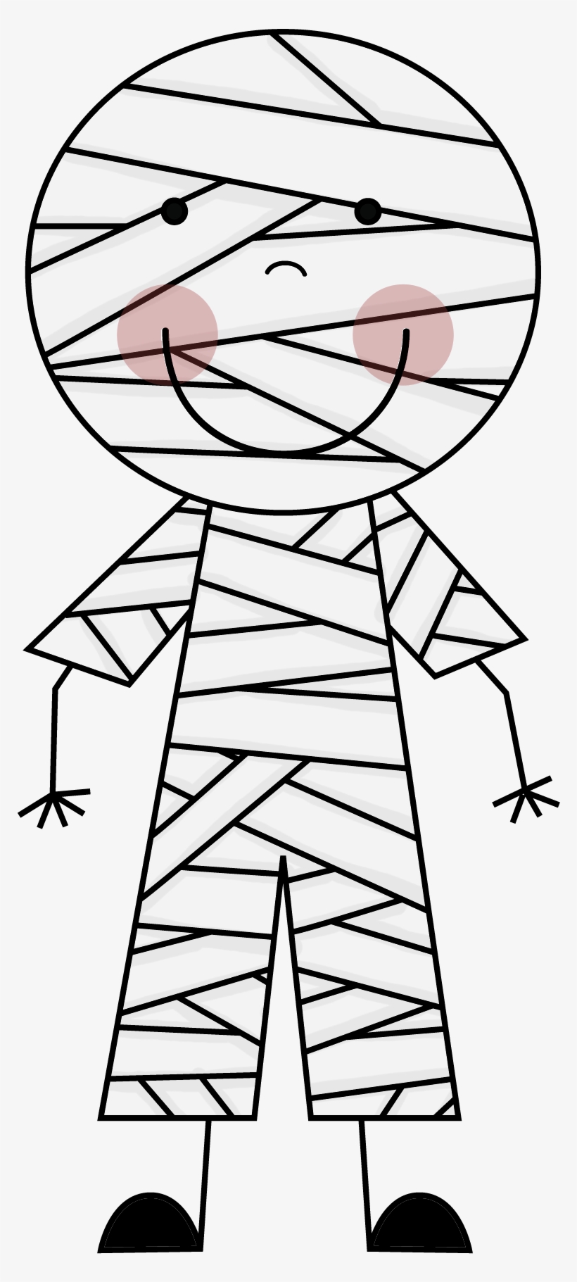 Mummy - Line Art, transparent png