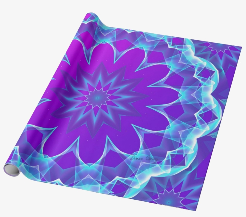 Psychedelic Stars, Abstract Violet Purple Glow, transparent png