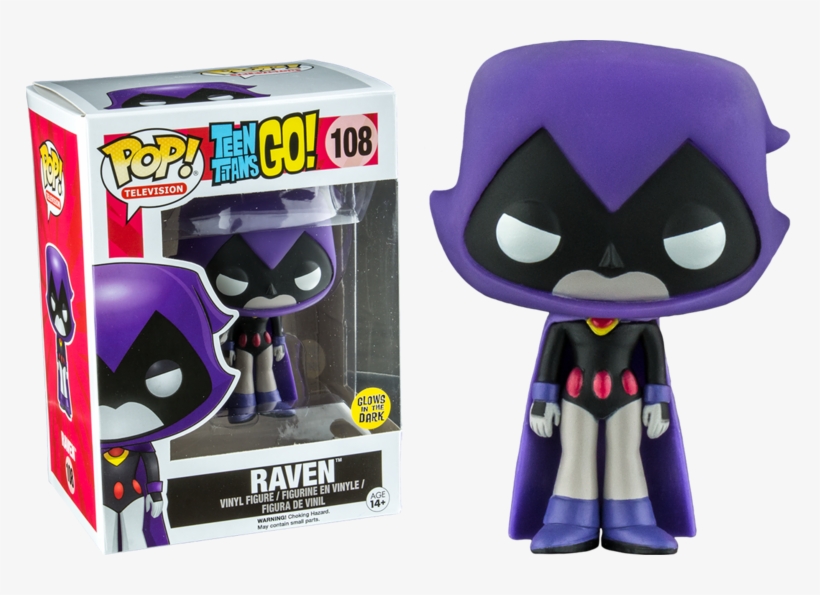 Raven Purple Glow In The Dark Pop Vinyl Figure - Glow In The Dark Raven Pop, transparent png