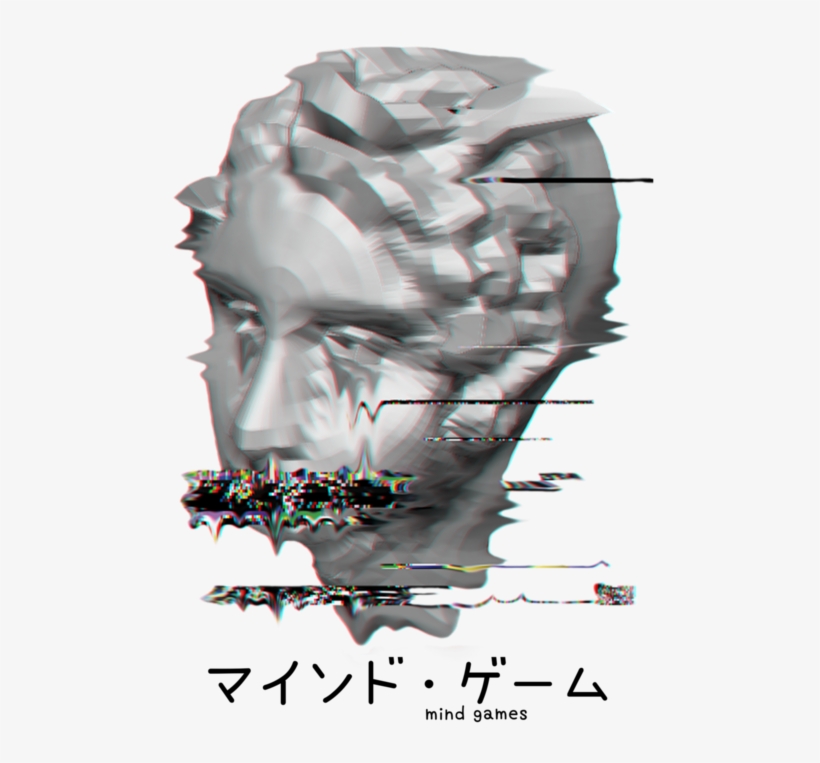 Aesthetic Tumblr Vaporwave Glitch Melting Statue Weird - Glitch Stickers, transparent png