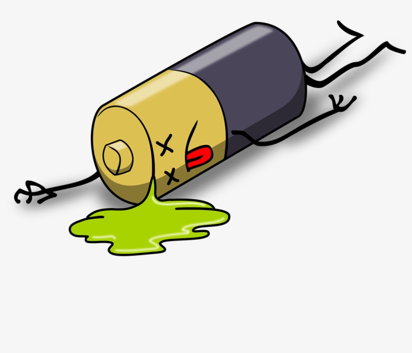 Png Library Download Battery Clipart Weird - Dead Battery, transparent png