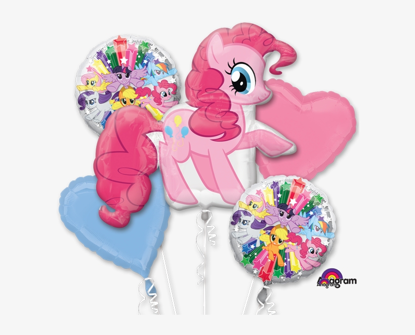My Little Pony Pinkie Pie Jumbo Balloon Bouquet - My Little Pony 7th Birthday, transparent png