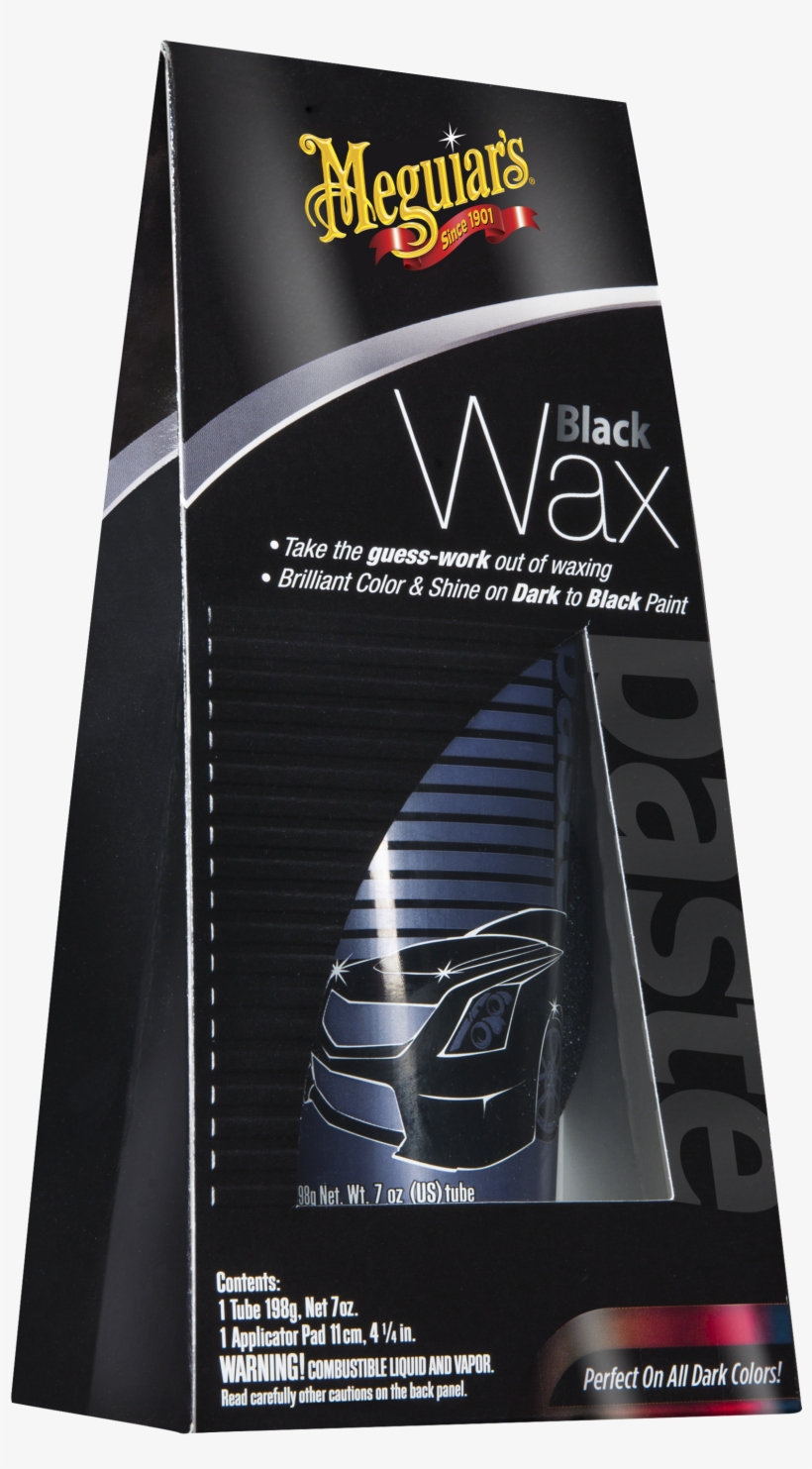Black Wax - Meguiar's Black (dark) Wax Car Care Cleaner, transparent png