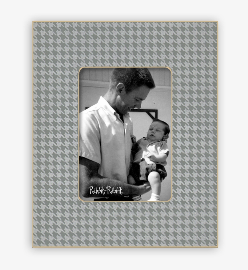 Houndstooth Flannel - Santa Baby Picture Frame In Bark, transparent png