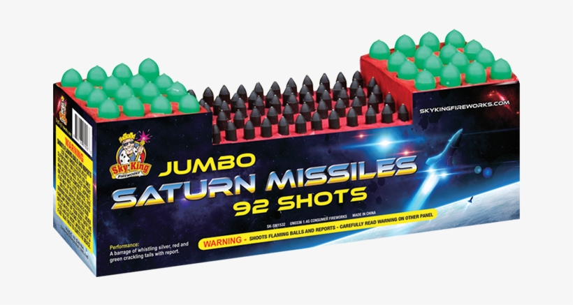 Jumbo Saturn Missile 92 Shots - Lego, transparent png