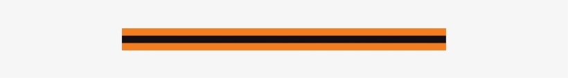 Orange & Black Triple Stripe Reflective Helmet Trim - Decal, transparent png
