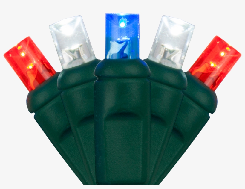 Wide Angle 5mm Led Lights - Blue And White Led Christmas Lights, transparent png