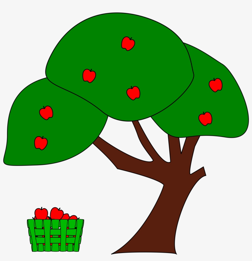 Jpg Freeuse Download Apple Trees Clipart - Apple Tree Clip Art, transparent png