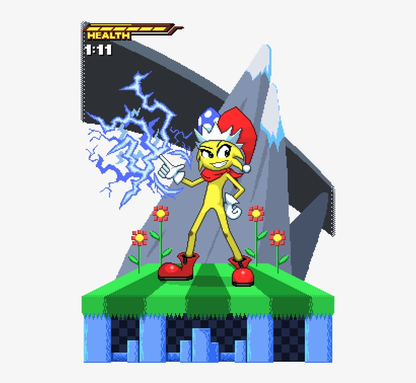 Indie Game Spark The Electric - Spark The Electric Jester Fanart, transparent png