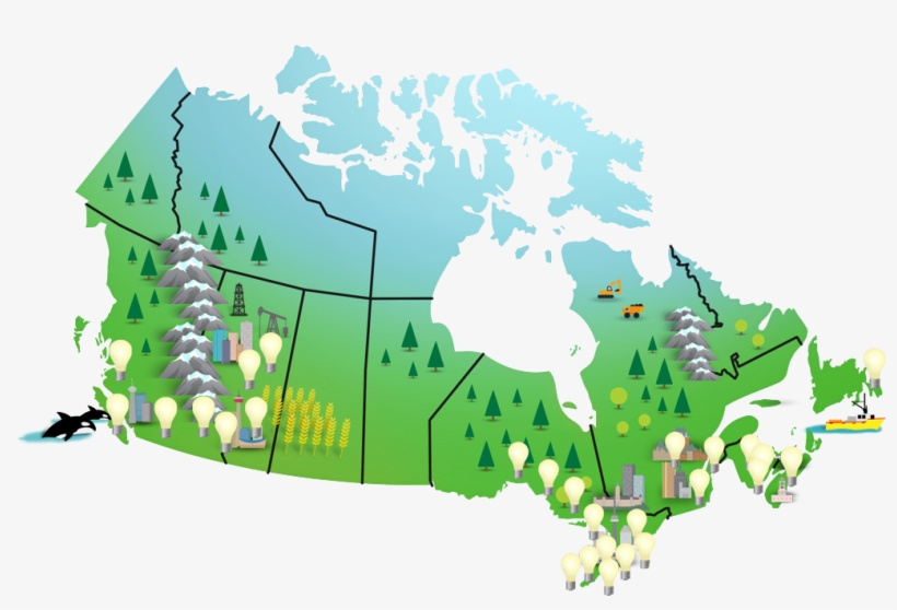 Our Investments In Research And Development Span Canada - Scrapbook Customs Canada Memories Map Paper, transparent png