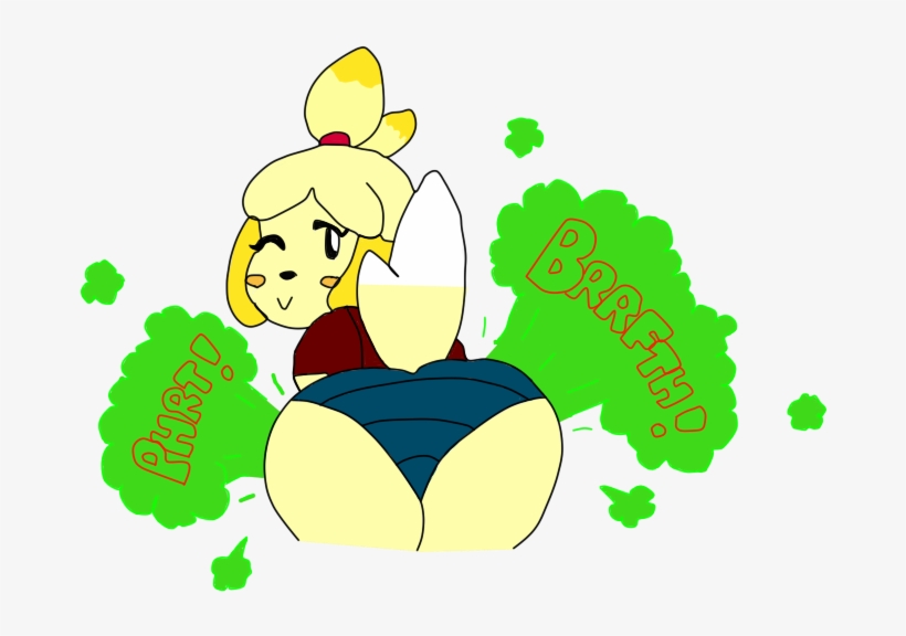 Image Black And White Fart Clipart Green - Animal Crossing Fart, transparent png