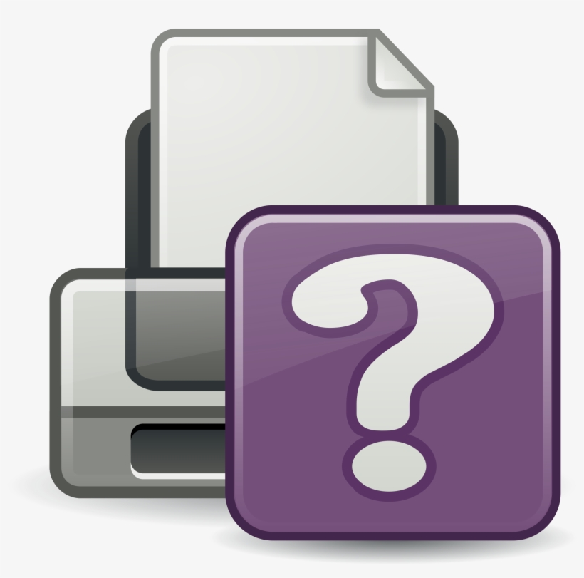 This Free Icons Png Design Of Print Question Icon, transparent png