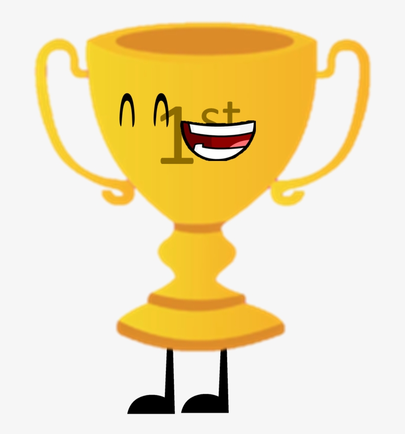 1st Place - Battle For Dream Island Trophy, transparent png