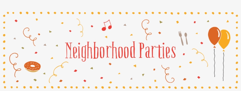<h1>neighborhood Parties</h1> Fall Party Banner Church, transparent png