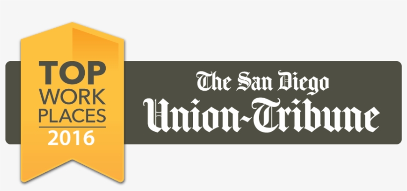 1st Place In Top Workplaces - Top Workplaces Union Tribune 2017, transparent png