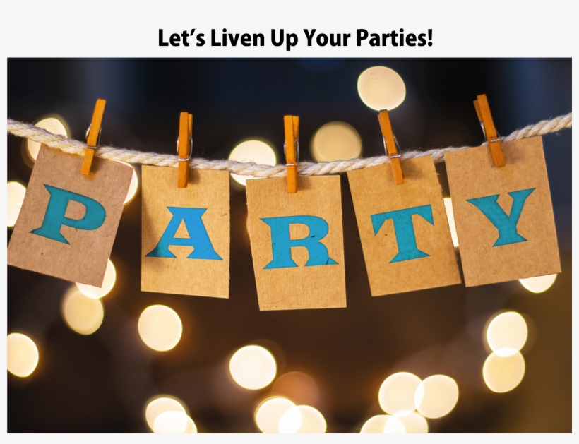 Party Banner - Craft Word, transparent png