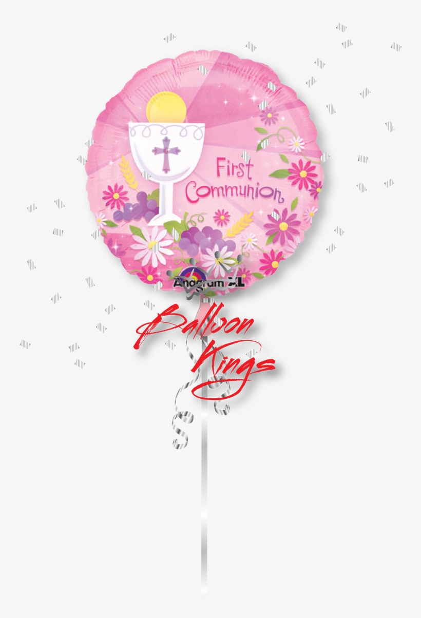 First Communion Chalice Girl - Anagram International First Communion Flat Balloon,, transparent png