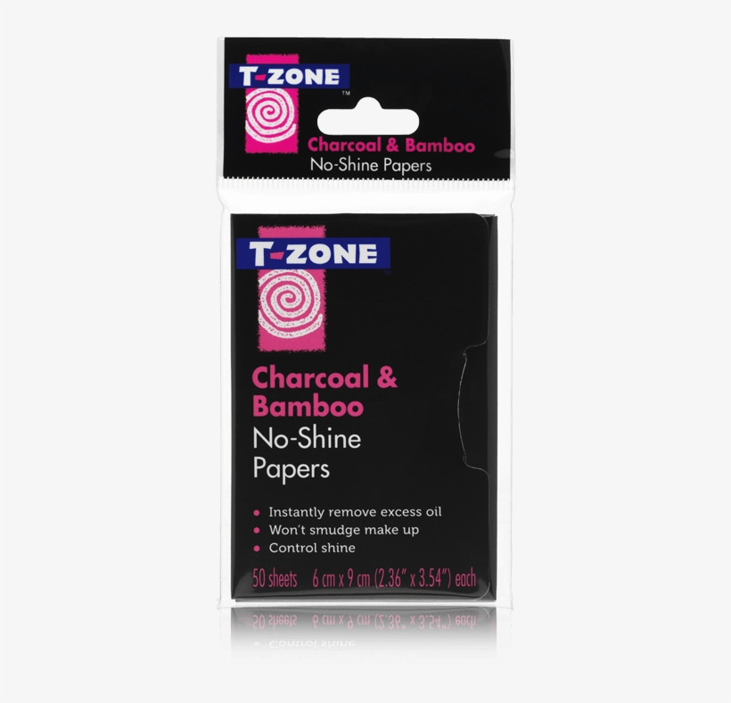 No Shine Papers - T-zone Charcoal & Bamboo Nose Pore Strips 12s, transparent png