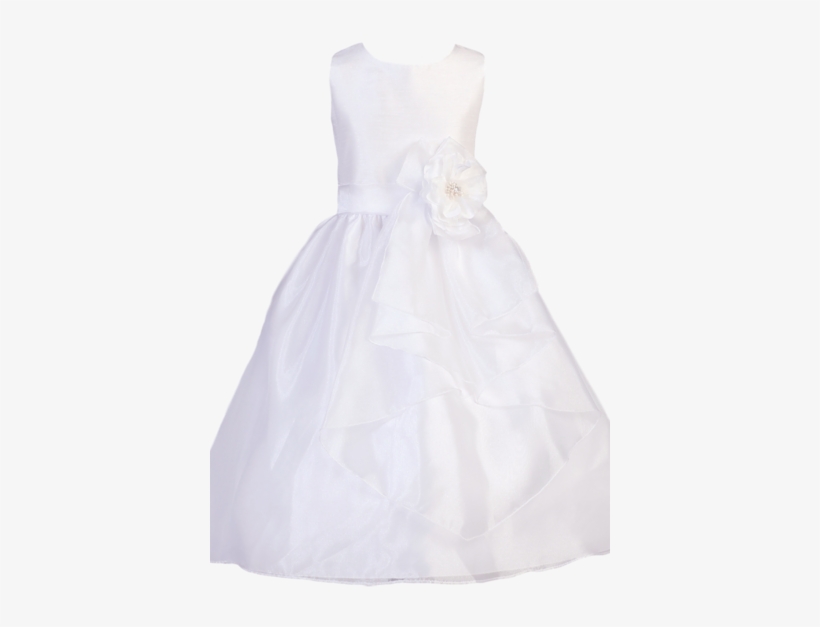 Sale Crystal Organza & Shantung First Holy Communion - Dress, transparent png