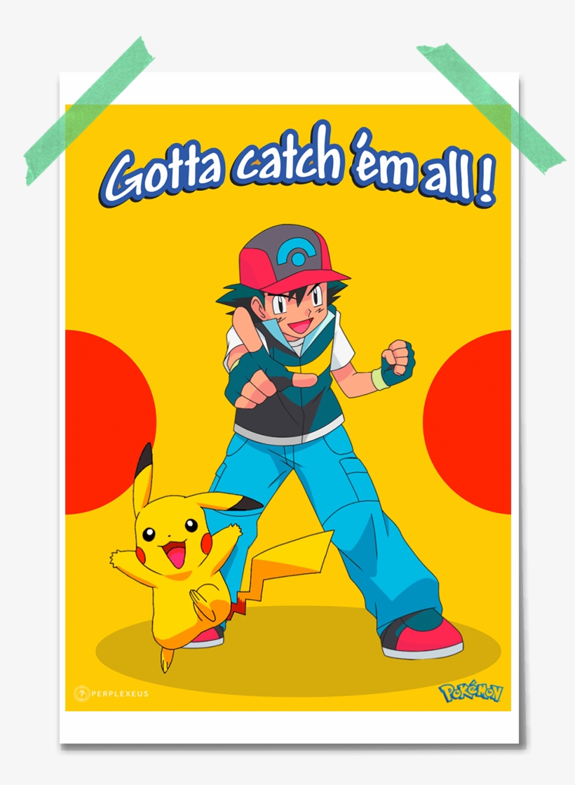 Ash & Pikachu Poster - Pokemon Agenda Et Livre Et Colorier: Pokemon Agenda, transparent png