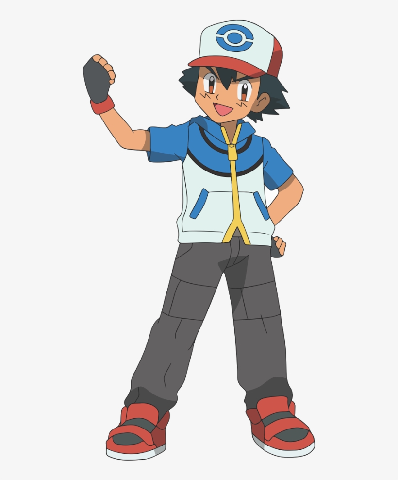 Ash Pokemon Cartoon Characters Vector - Cartoon, transparent png