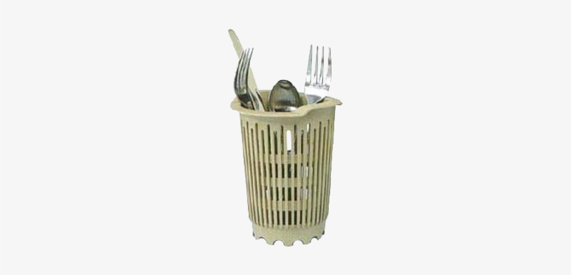 Vollrath 1370 Flatware Silverware Cylinder - Vollrath Flatware Cylinder, Plastic - Beige, transparent png