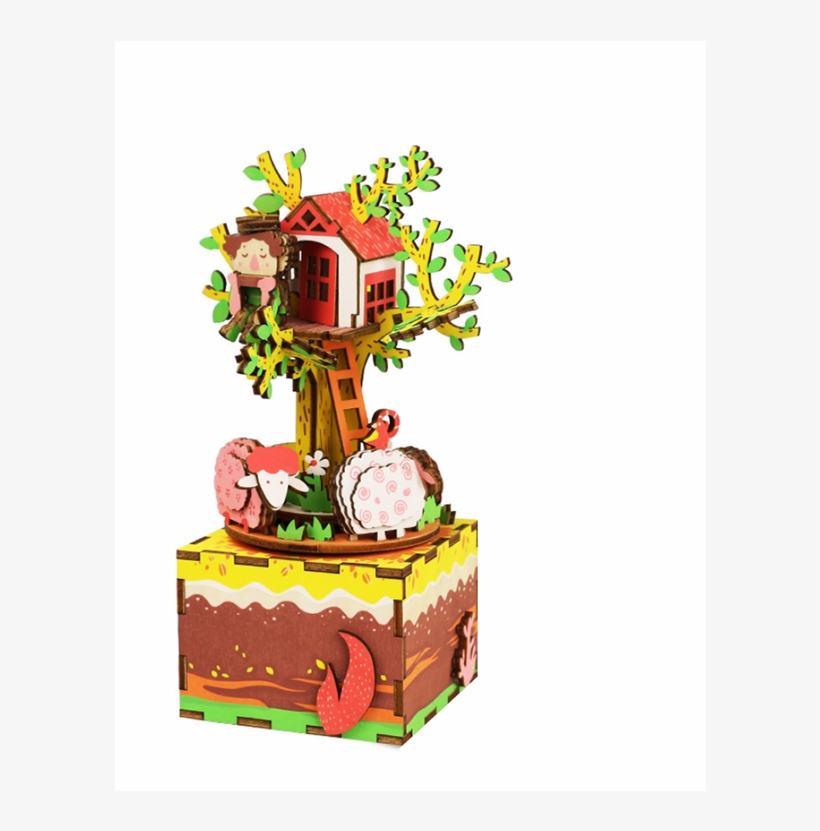 3d Rotating Music Box Diy Kit - Diy Music Box Kit Singapore, transparent png