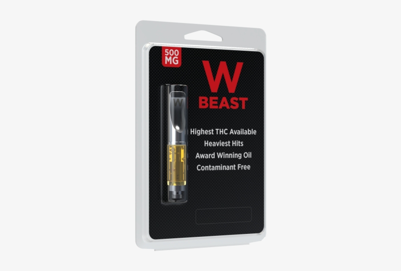 W Beast High Thc With Terpenes Vape Cartridge - Bud Man Oc Delivery, transparent png
