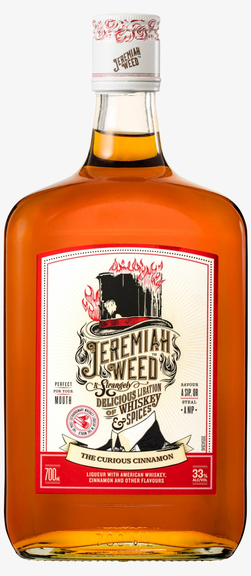 Jeremiah Weed The Curious Cinnamon Whiskey Liqueur - Jeremiah Weed Spiced Whiskey Liqueur, transparent png
