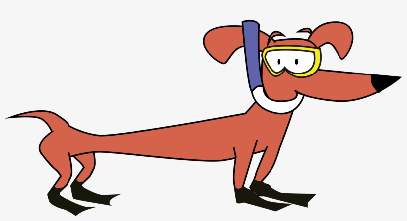 This Free Icons Png Design Of Scuba Dog, transparent png