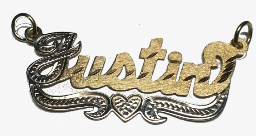 Name Plate 14kt Two Tone - Nameplate, transparent png