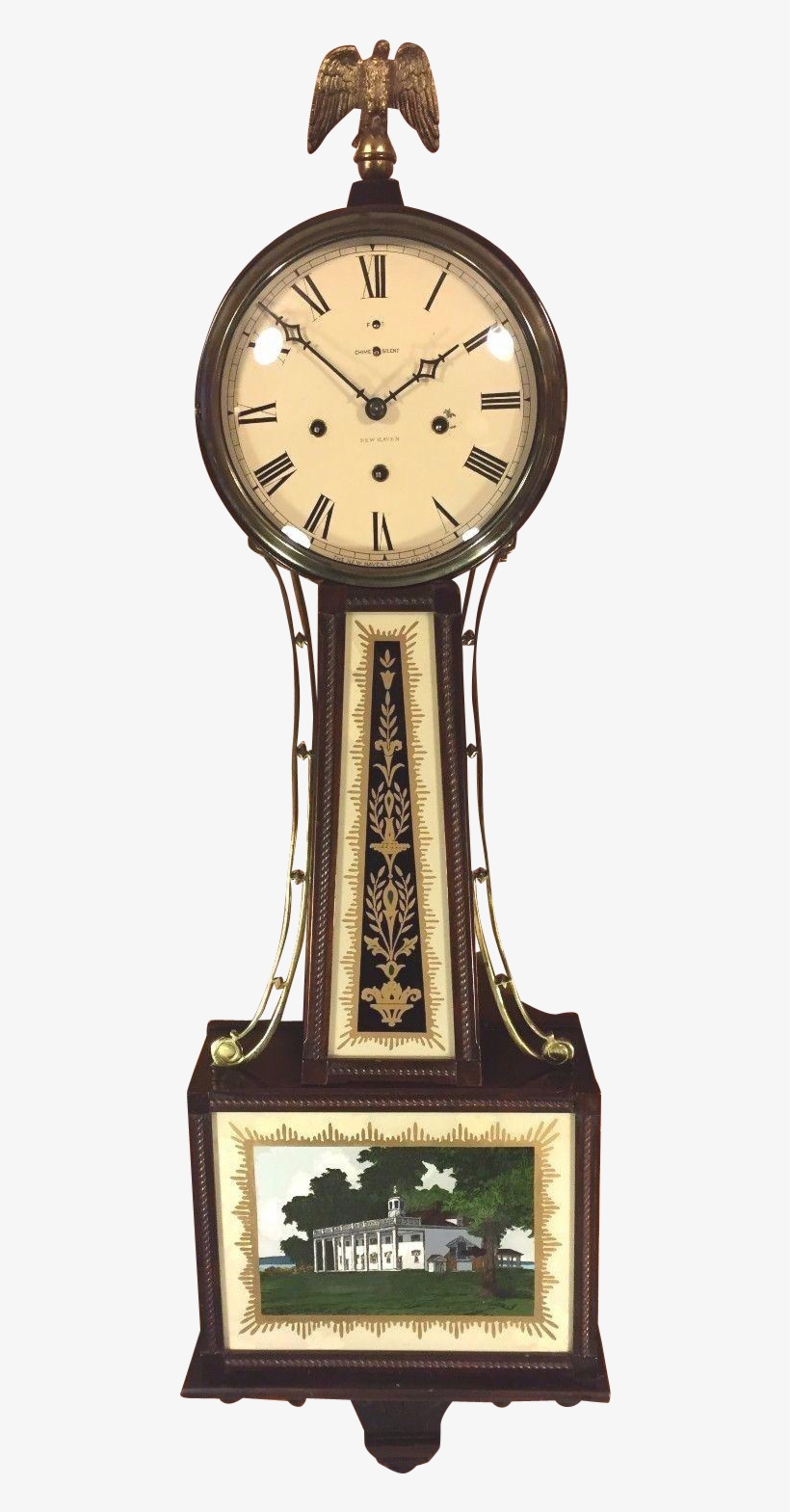 Banjo Clock Png Transparent Image - Westminster Chime New Haven Banjo Clock, transparent png