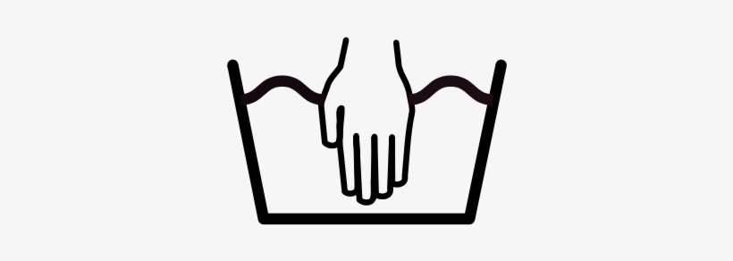 File - Handwäsche - Svg - Hand Wash Care Symbol, transparent png