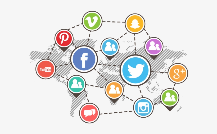 Social Media - Social Media Marketing Graphic, transparent png