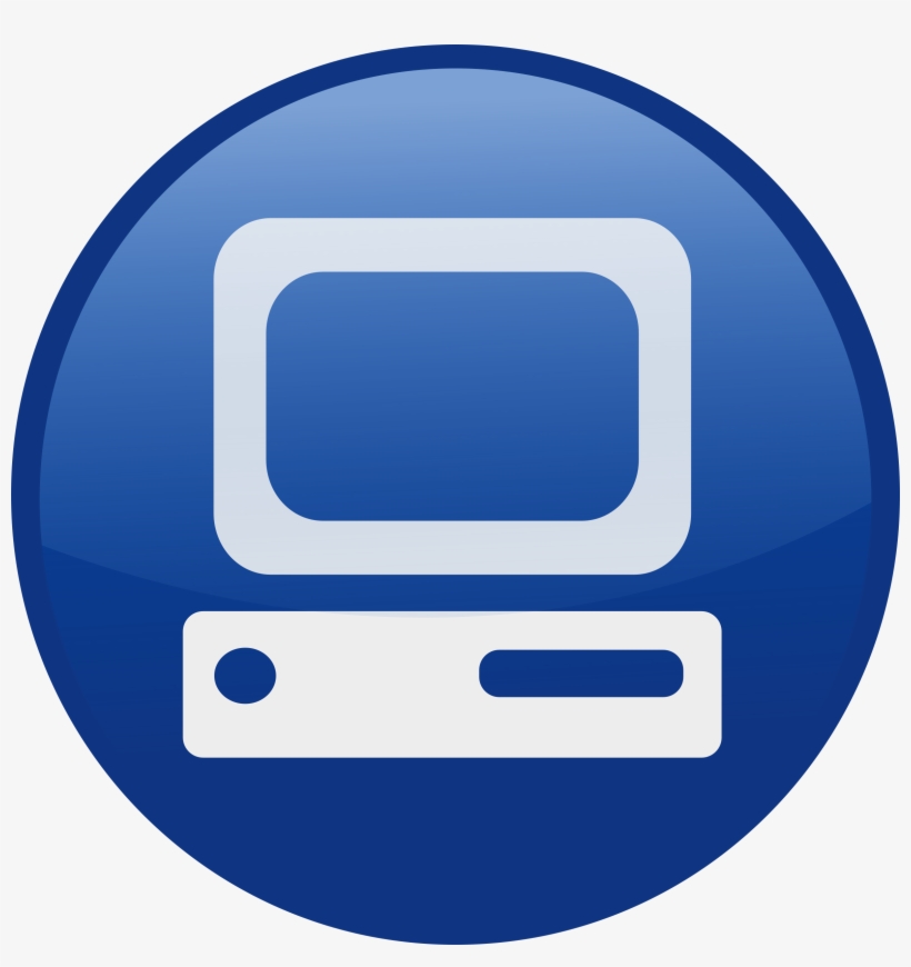 Clip Black And White Download Logo Clipart Computer - Computer Icon Button, transparent png