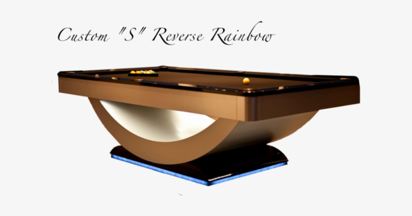 Custom “s” Reverse Rainbow - Reverse Rainbow Pool Table, transparent png