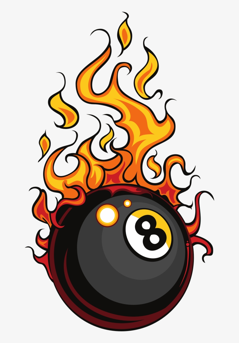 All Pro Billiards Pool Table Mover And Recovering Services - Flaming Volleyball, transparent png