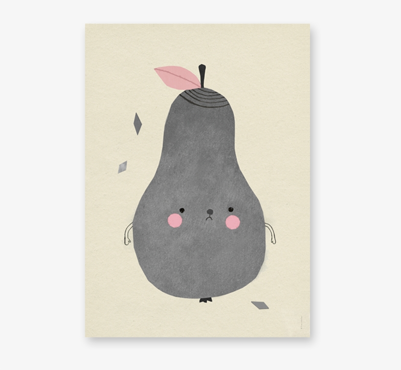 Pirum Parum Poster - Fine Little Day Pear Print, transparent png