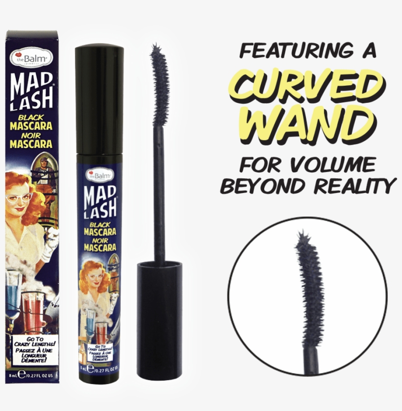 Mad Lash Mascara - Balm Mad Lash Black Mascara, transparent png